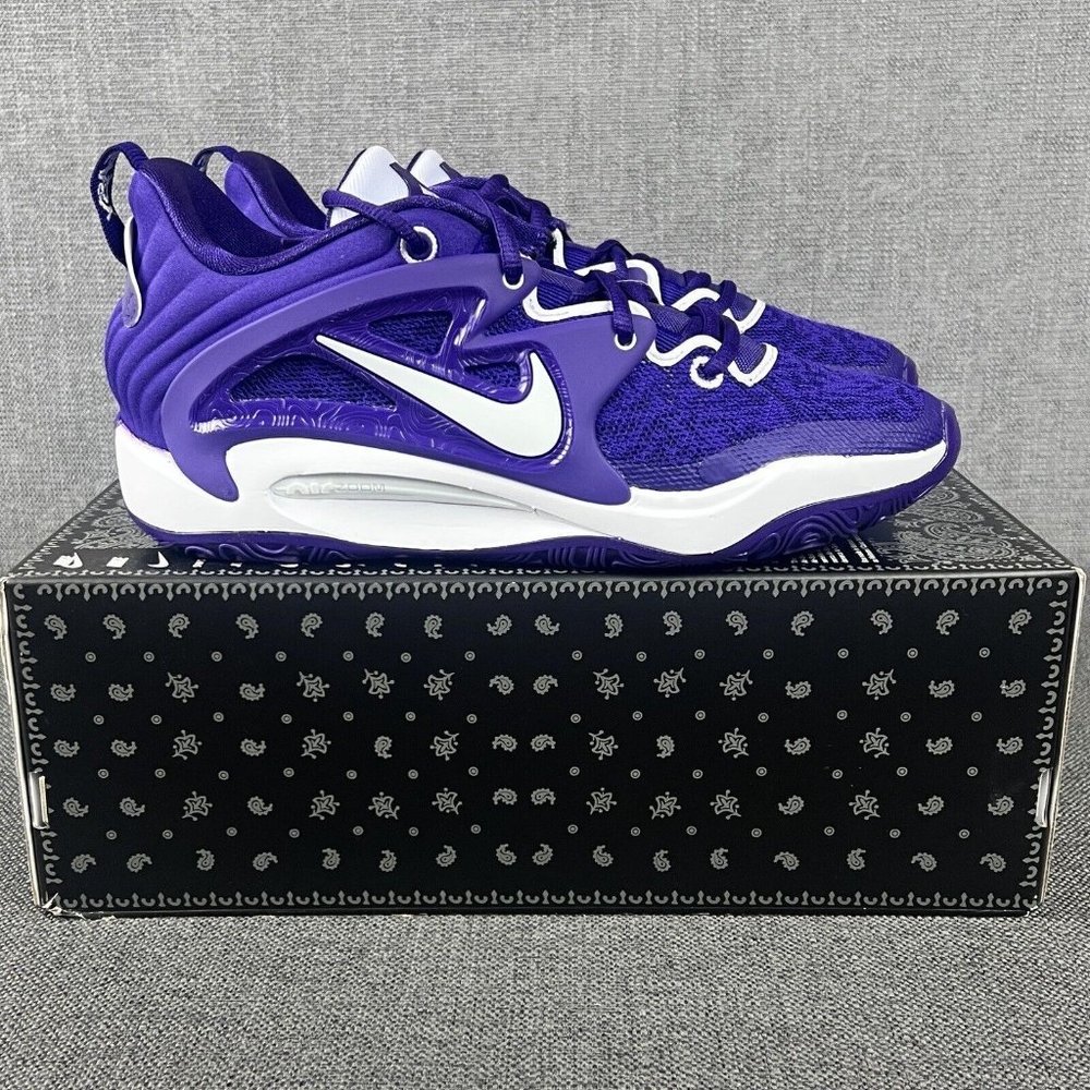 Nike KD15 TB Promo Court Purple White DX6648 500 Men's Size 12.5